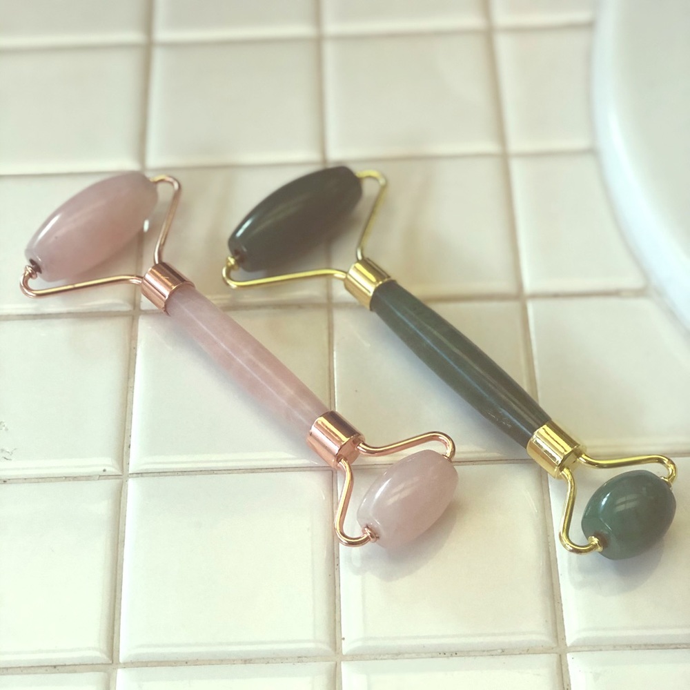Set of two facial rollers